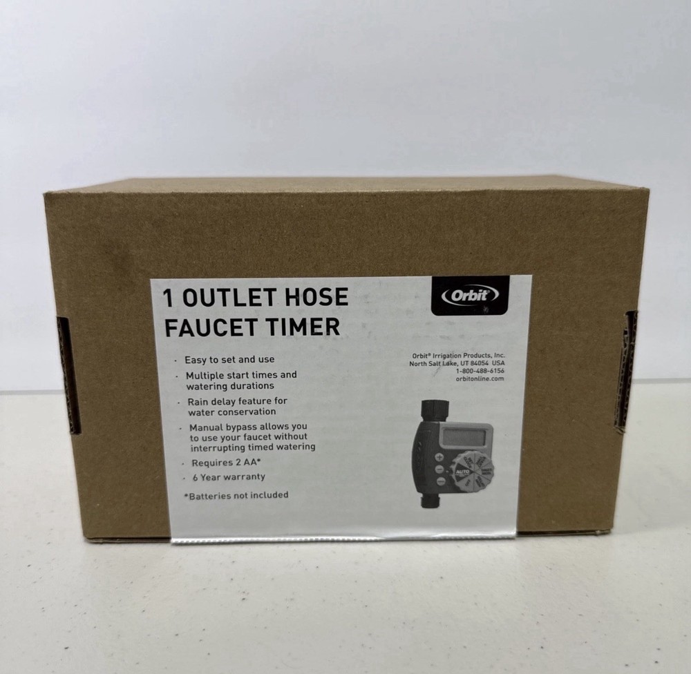 Orbit 62061Z Single-Outlet Hose Watering Timer