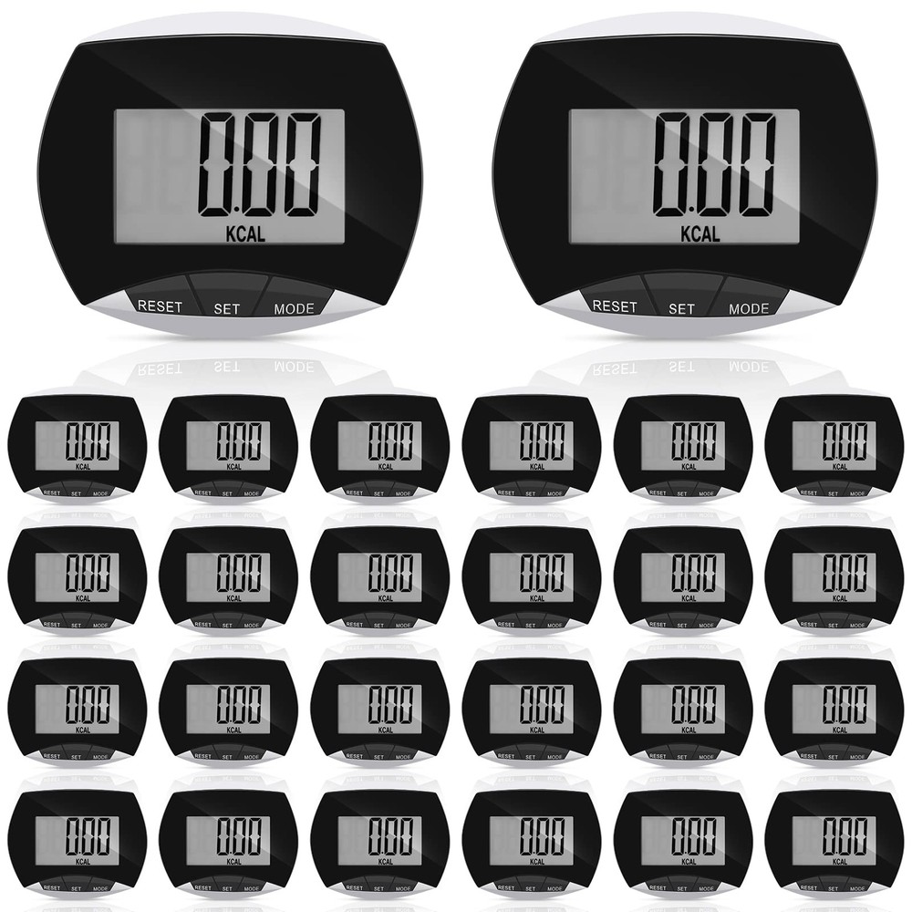 Pedometer for Walking Steps and Miles Simple Pedometer Clip on with Large Dig...
