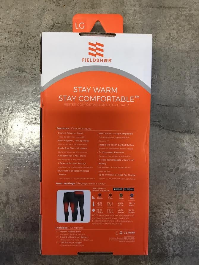 Mobile Warming Mens Primer Base layer Pant Bluetooth Compatible