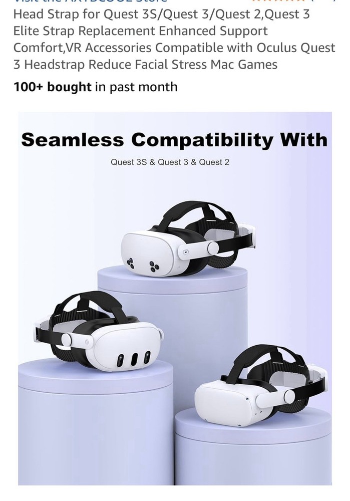 Comfort Support Head Strap for Quest 3S/3/2