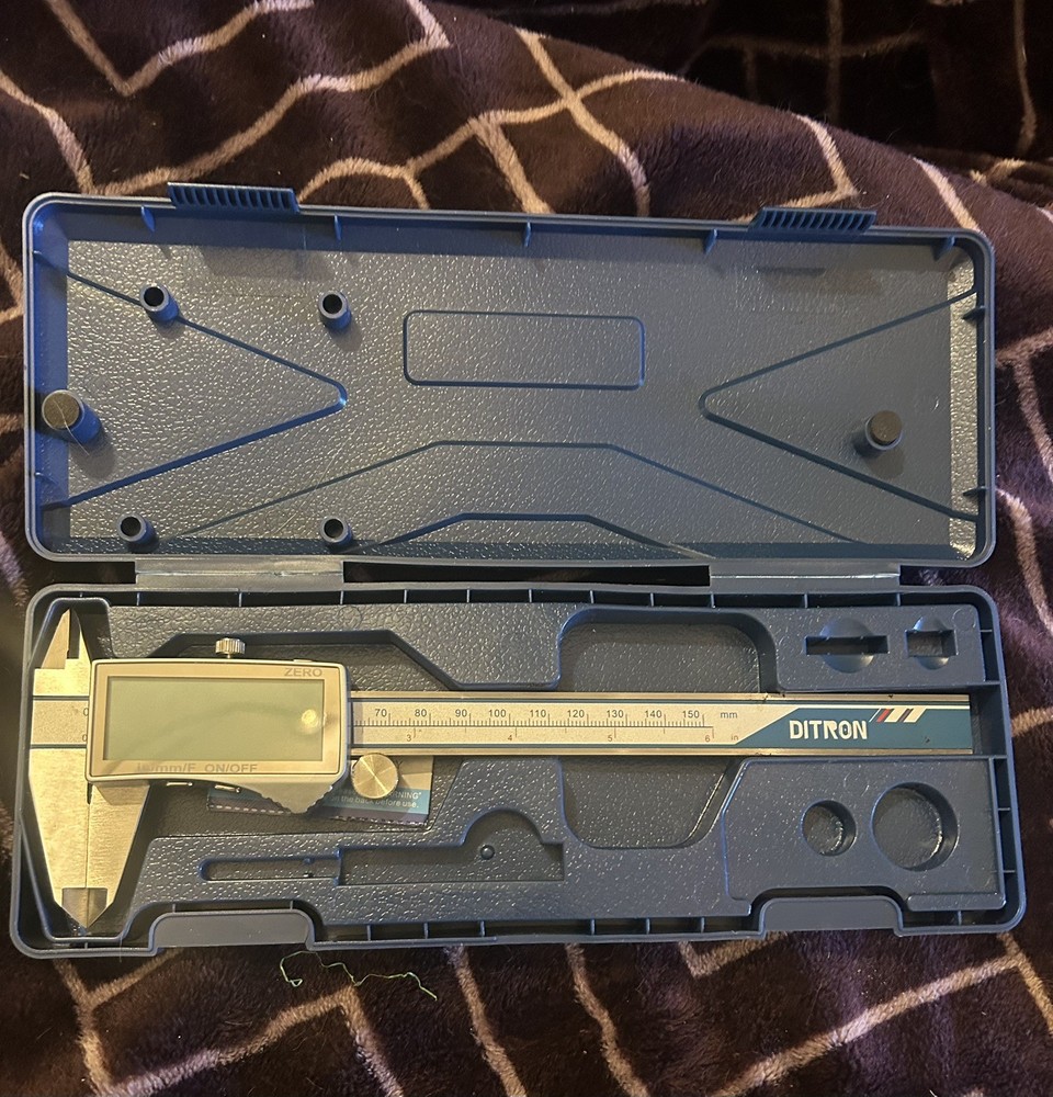 Digital Calipers, DITRON 6" Vernier Electronic Micrometer & LCD Screen 0-150mm