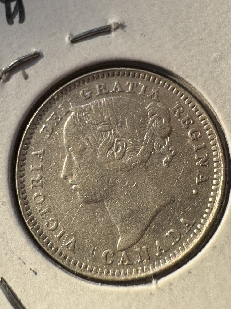 1900 - Canada - 10 cent coin - silver Canadian dime