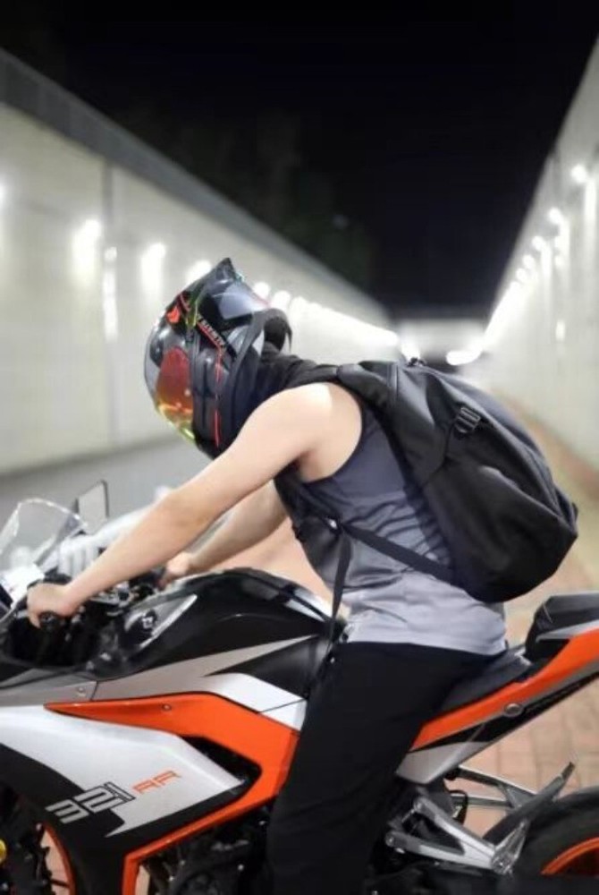Motorcycle Backpack Waterproof Helmet Bag Luggage Cycling Backpack
