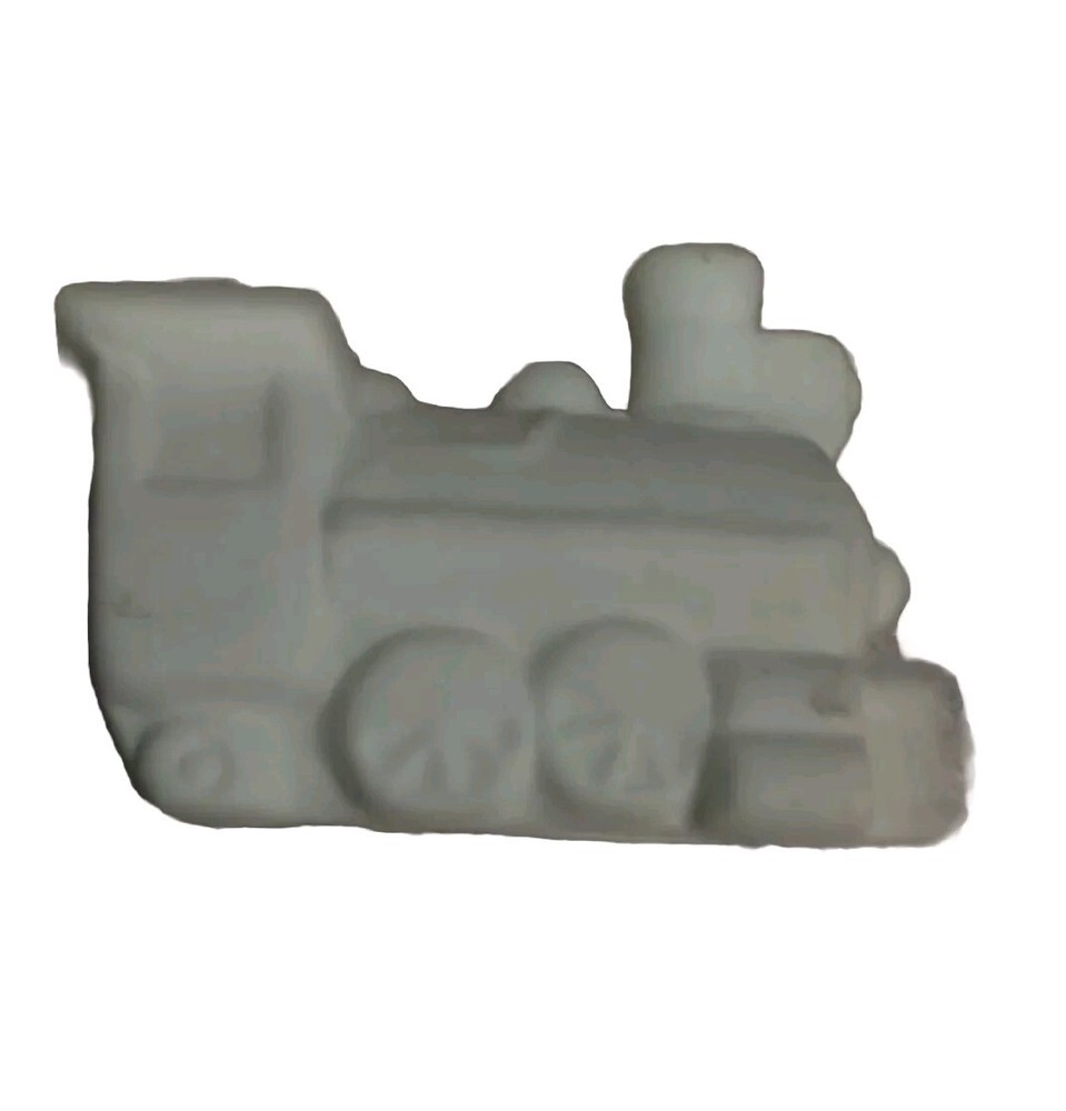 Steam Engine Train Ready To Paint White Bisque Unpainted Vintage