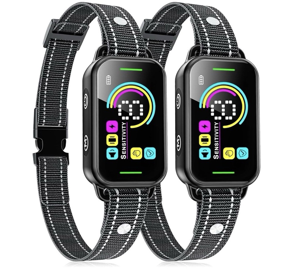 DINJOO Dog Smart Anti Barking Training Collar - 2 Pack