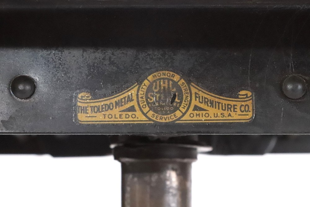 Vintage Industrial Toledo Drafting Stool