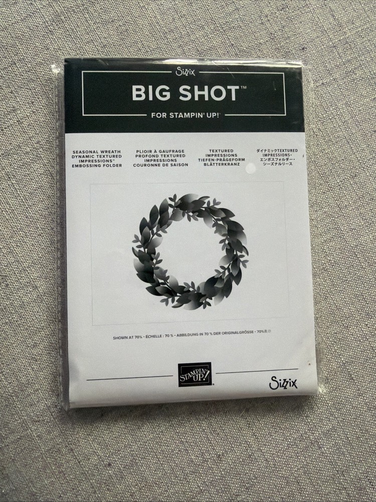 BIG SHOT EMBOSSING FOLDER - MULTIPLE VARIETIES - FREE SHIPPING!