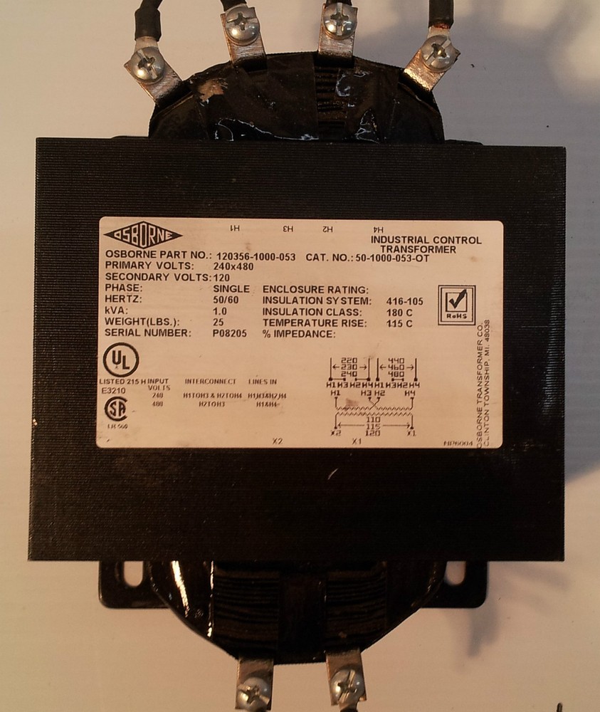 OSBORNE TRANSFORMER 120356-1000-053