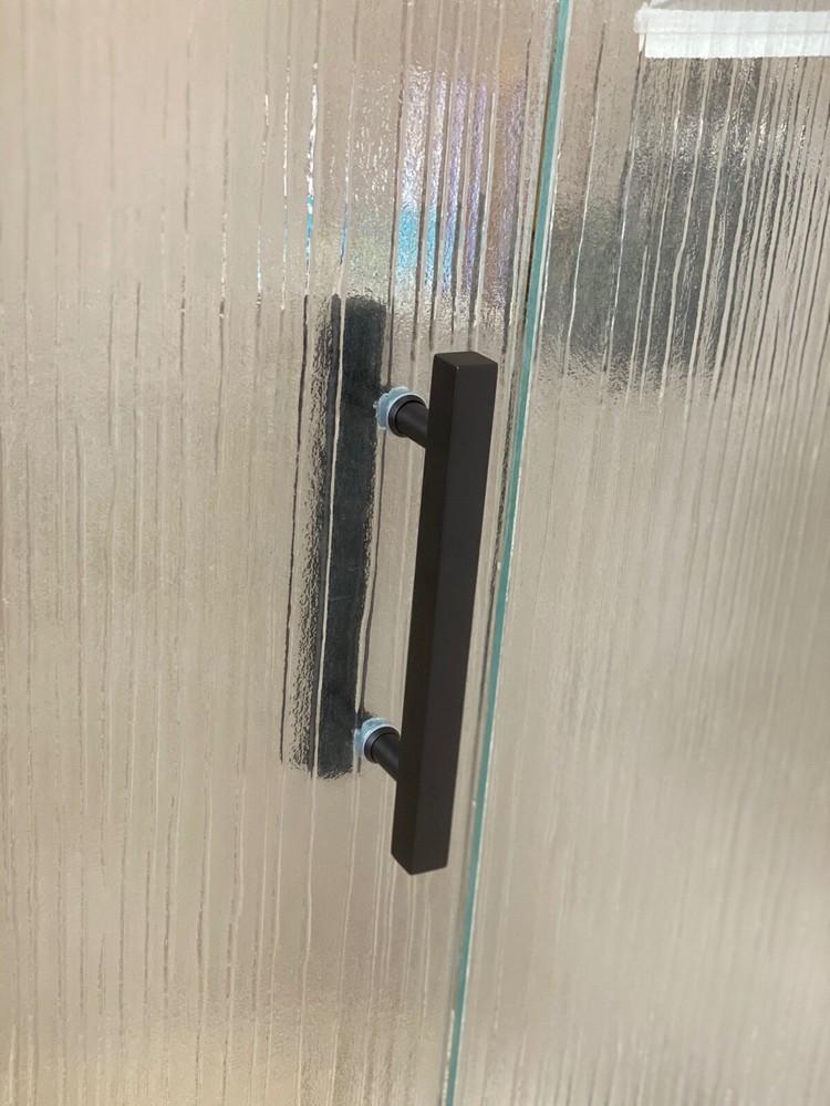 Shower Door Handle - 8" Square Ladder Pull (NEW STYLE)