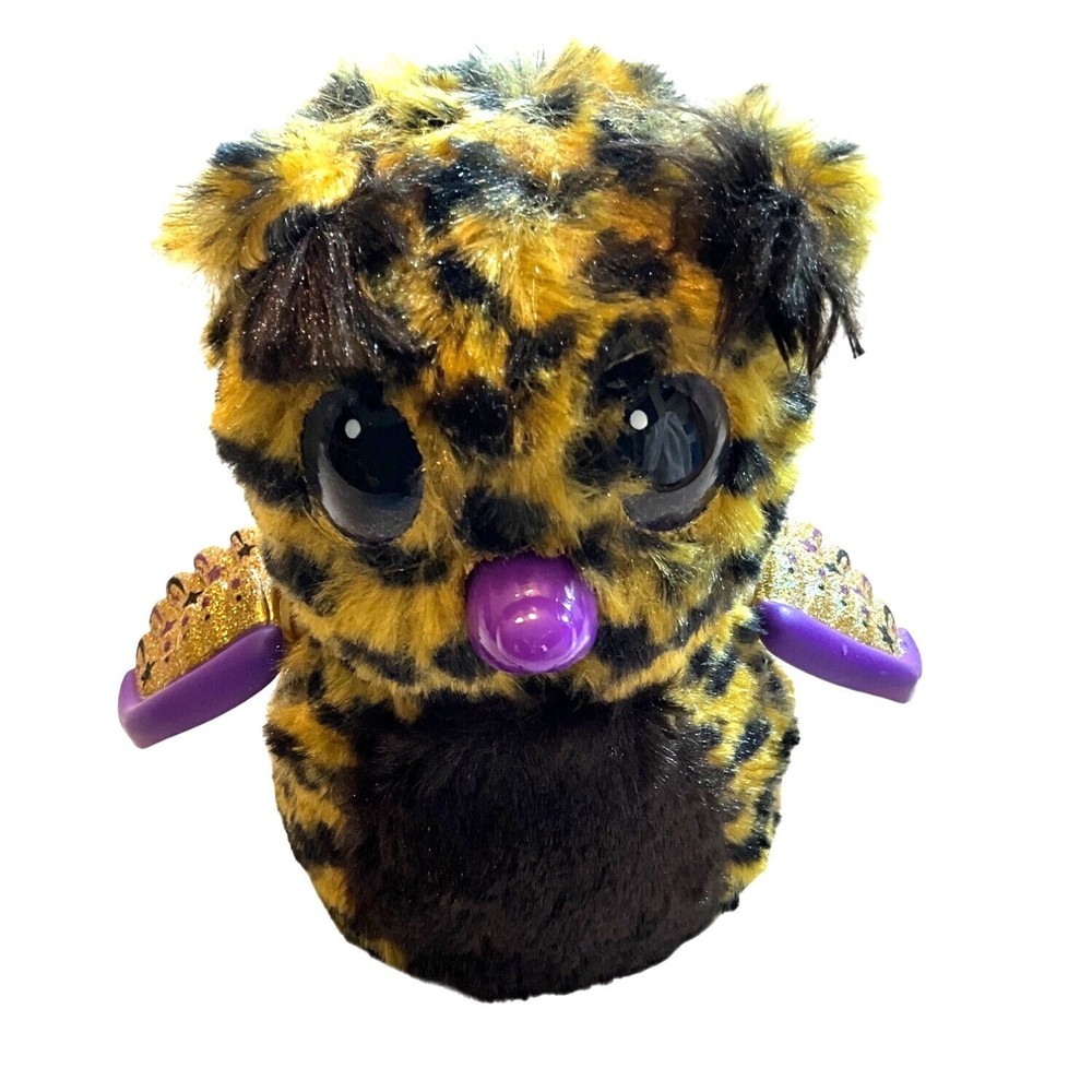 Hatchimals 5" Golden Lynx Spin Master Purple Wings Talks