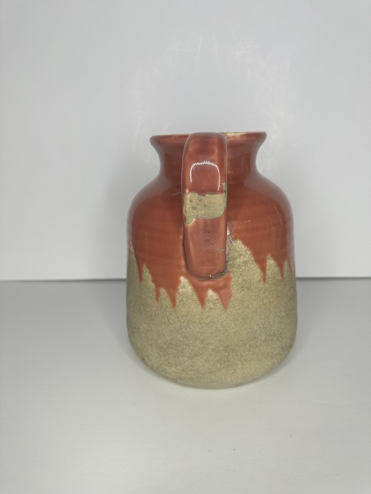 Decorative Pottery Pitcher/Jug Pinkish Drip Glaze