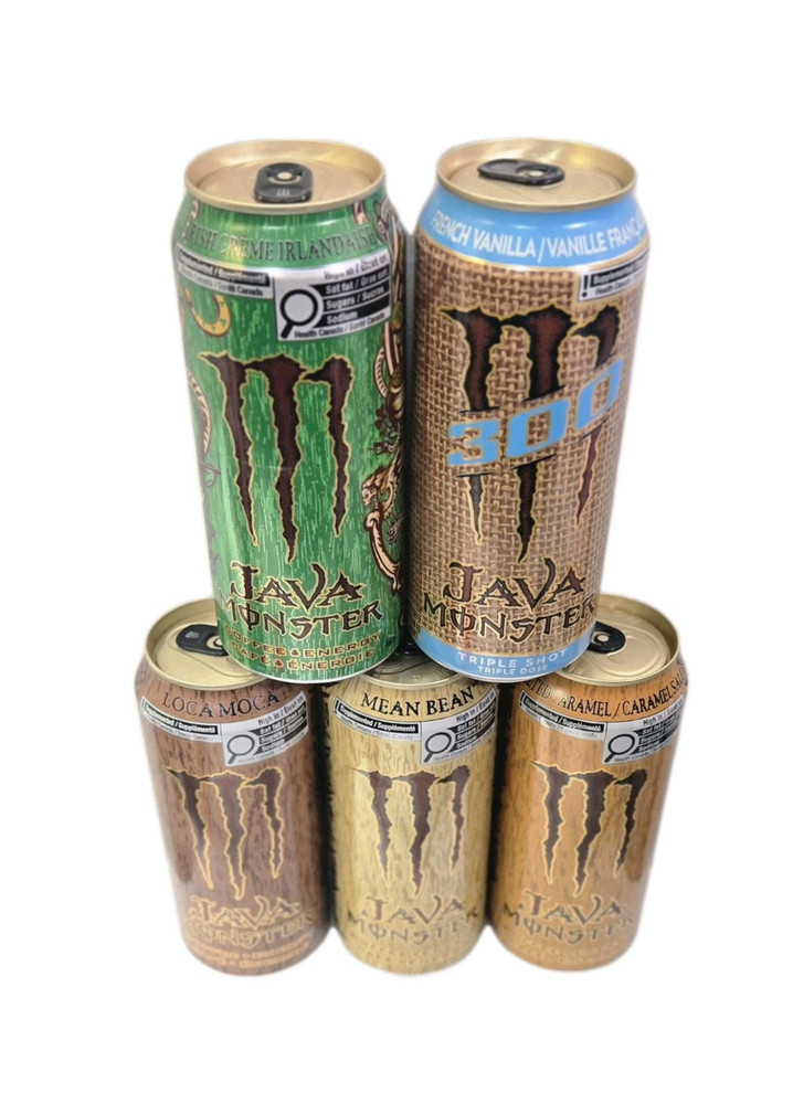 Monster Java (2025) Collection Empty Lot (5) – 444ml 🍁 Canada Health label