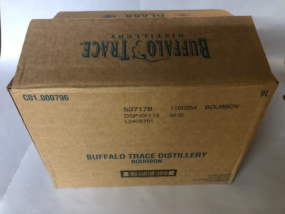 BUFFALO TRACE Empty Case BOX 12 x 750 ml Section (M1963)