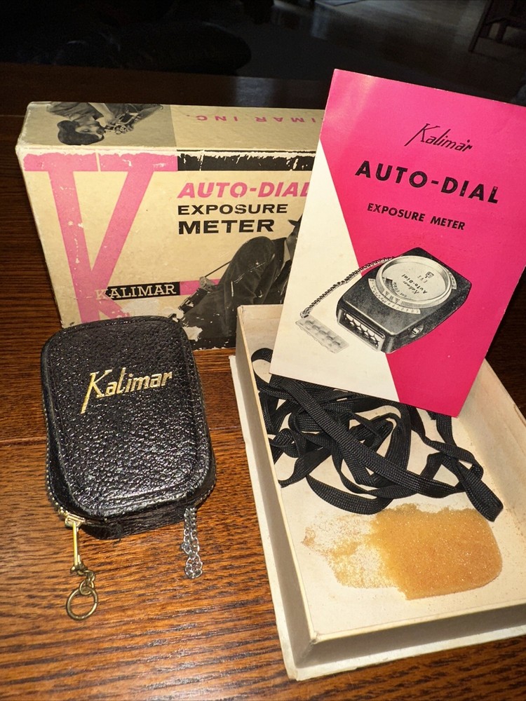 Vintage Kalimar Exposure Meter Model A-1 Complete In Box