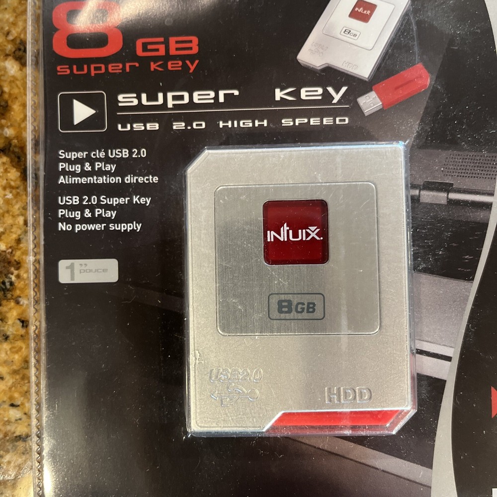 INTUIX 8GB Super Key USB 2.0 High Speed