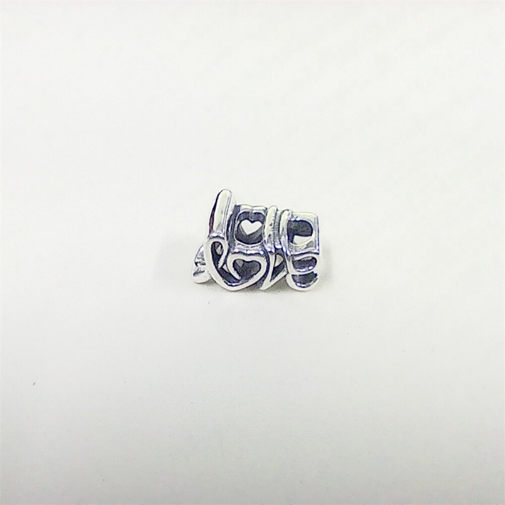 Pandora Charm Sterling silver Handwritten Love