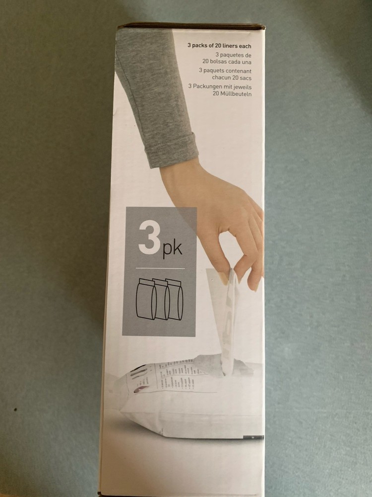 Simplehuman Code C Liners, Trash Bags, 10 Liter / 2.6-3.2 Gallon 60 Ct.