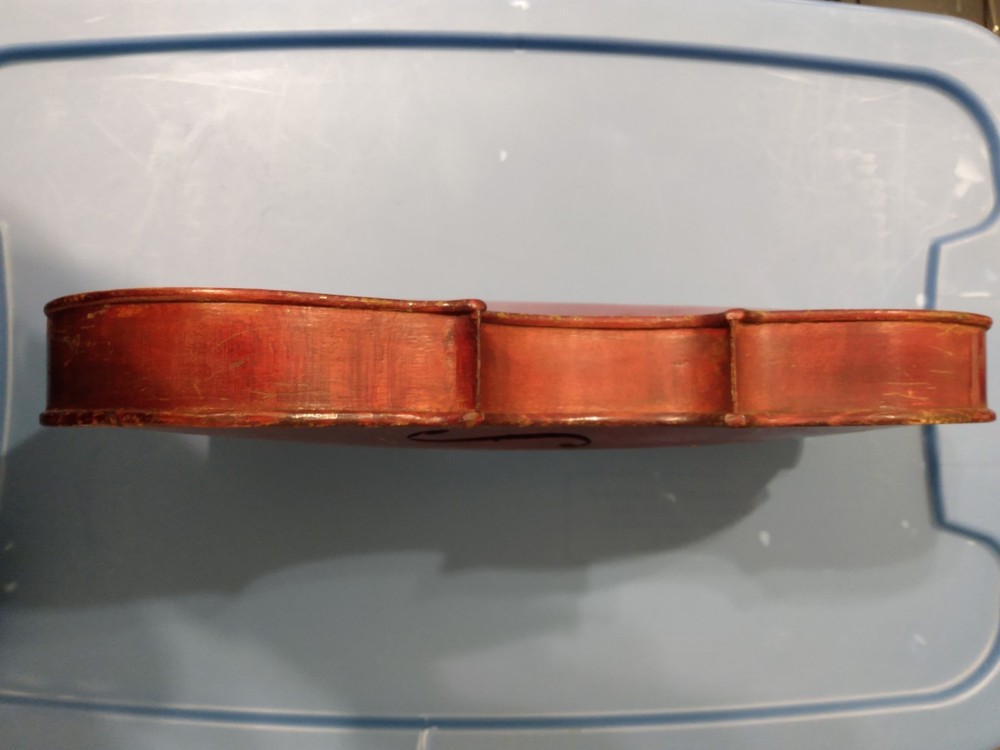 Antique Violin As Found