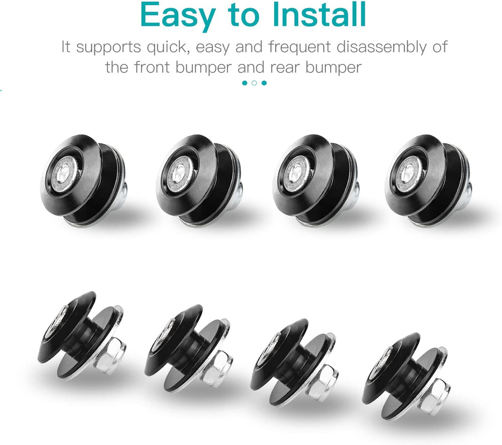 Bumper Quick Release, Upgrade Quick Release Trunk Front Rear Bumper Holders wit