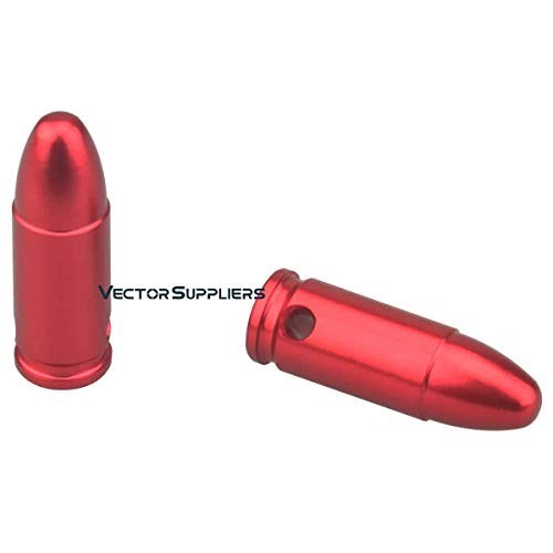9mm Snap Caps - Training Dummy Rounds for Dry Fire Practice, 6 Pack