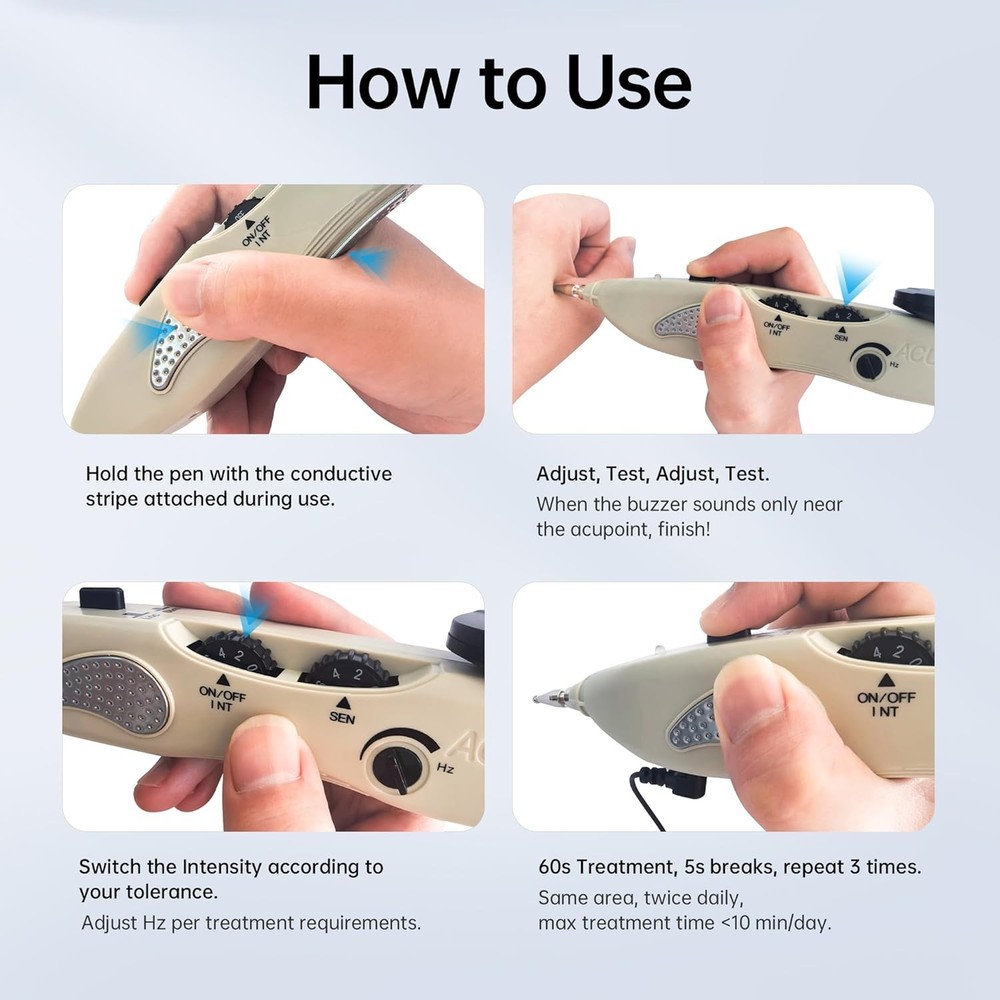 Electronic Acupoint Finder Pen Rechargeable