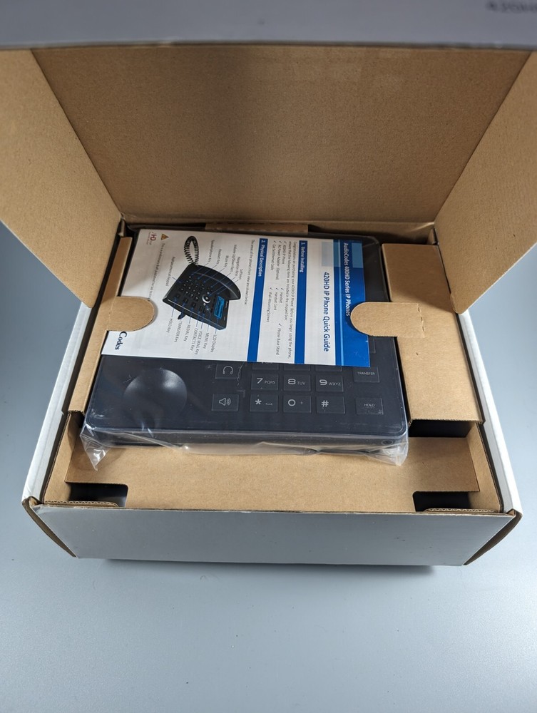 Audiocodes UC420HDE IP Phone - NIB 4 Pack