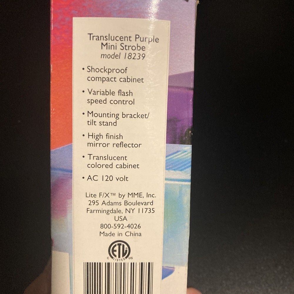 Attitude Lighting Lite F/x Translucent Mini Strobe Light