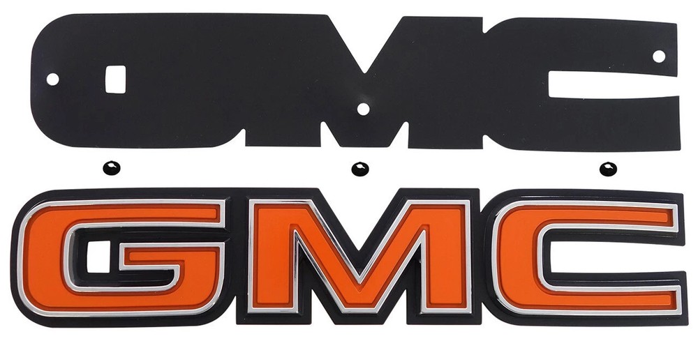 TAILGATE EMBLEM "GMC" 1981 -1987 CHEVROLET GMC TRUCK