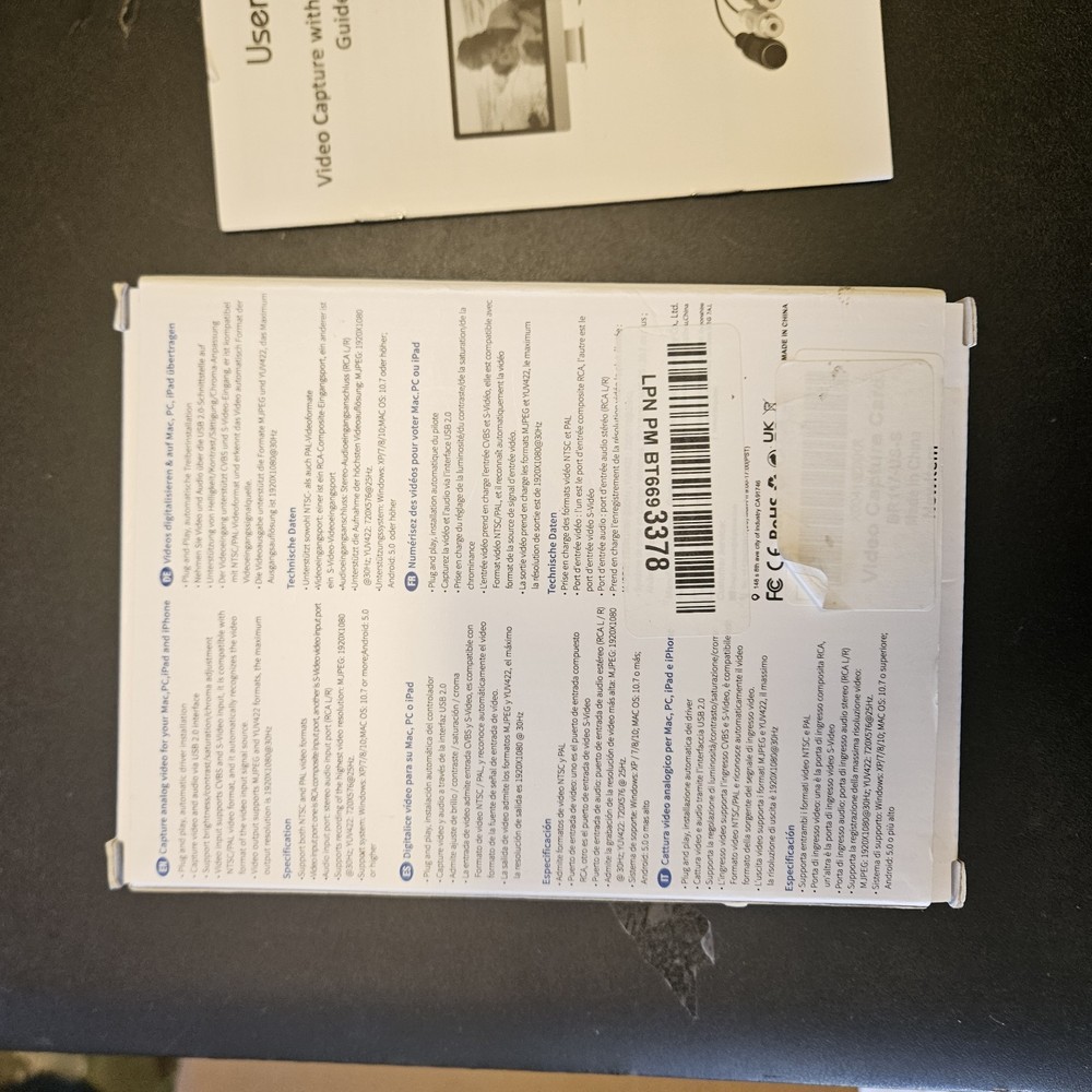 Video Capture Transfer From Analog To PC & Mac