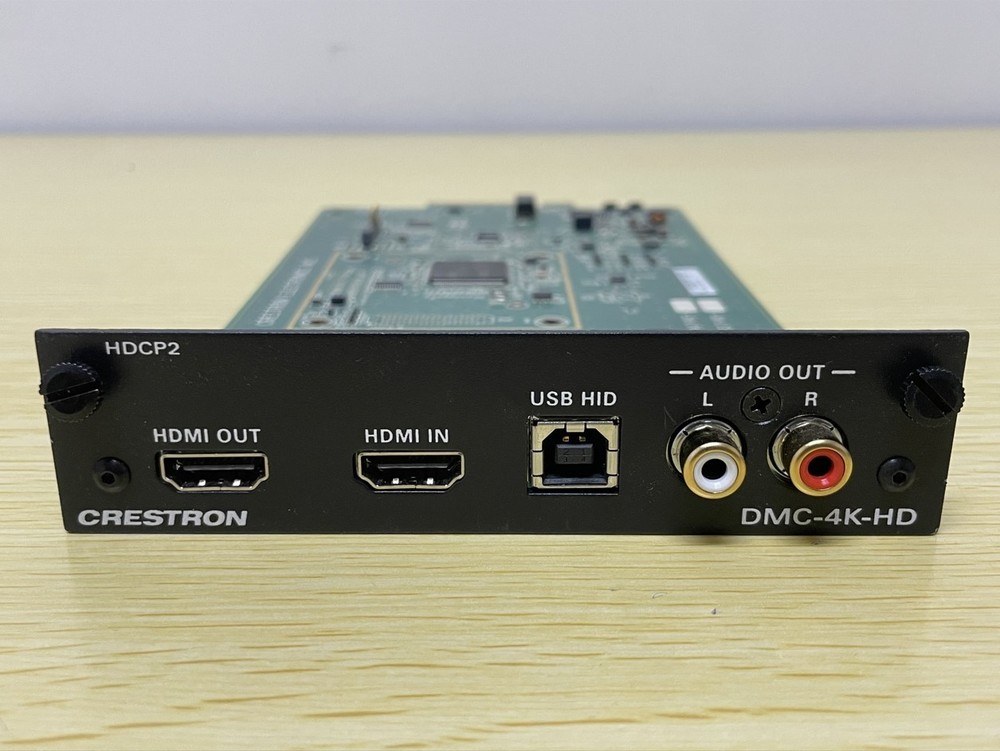 Crestron DMC-4K-HD HDMI IN/OUT USB HID Audio Out Interface Controller Module
