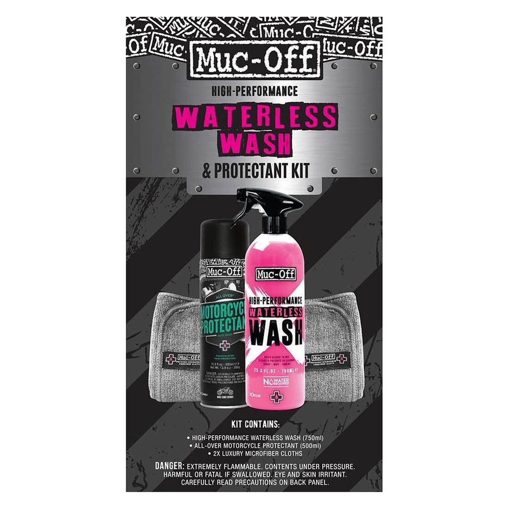 Muc-Off Motorcycle Waterless Wash & Protectant Kit
