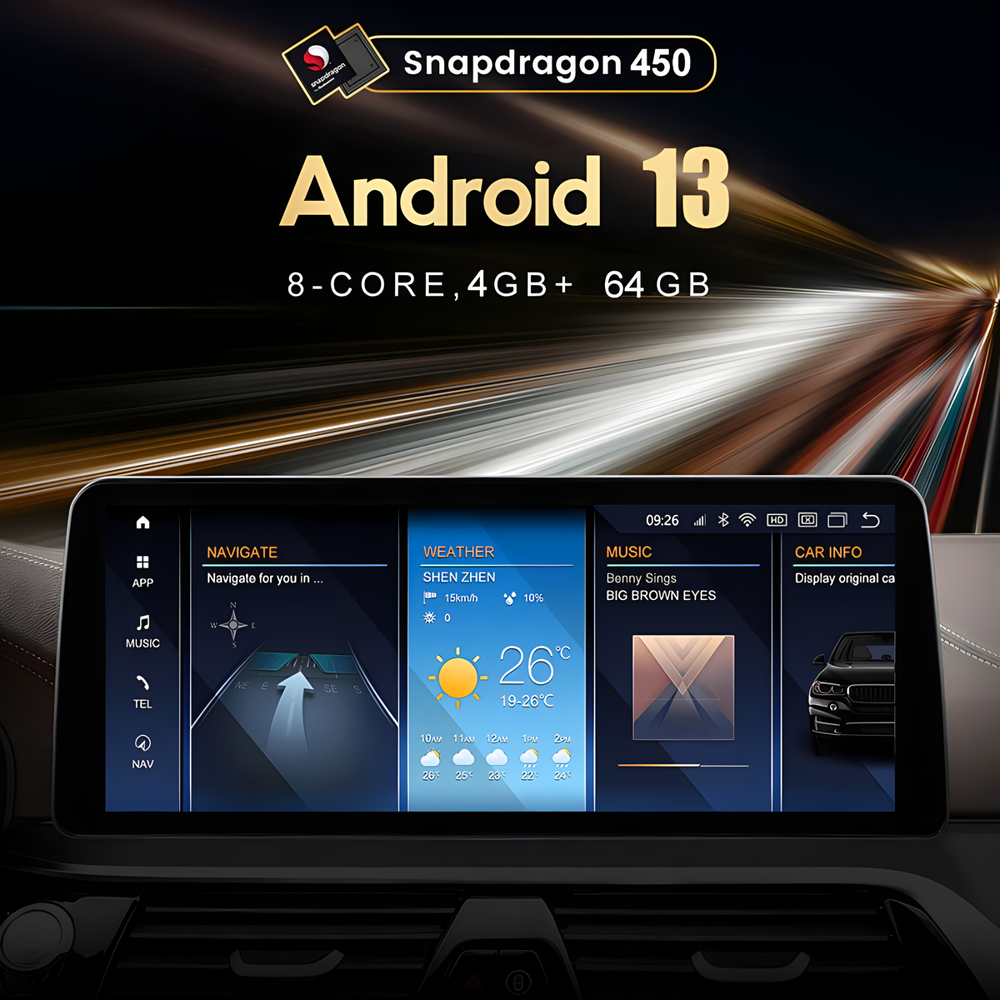For BMW 1 Series E81 E87 E88 Idrive 10.25''Car Android 13 GPS Navigation CarPlay