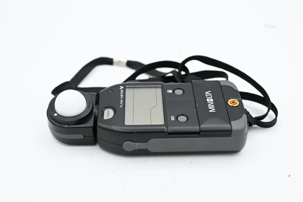 Minolta Auto Meter V F with Spherical Diffuser (Ambient/Flash) with Dome & Strap