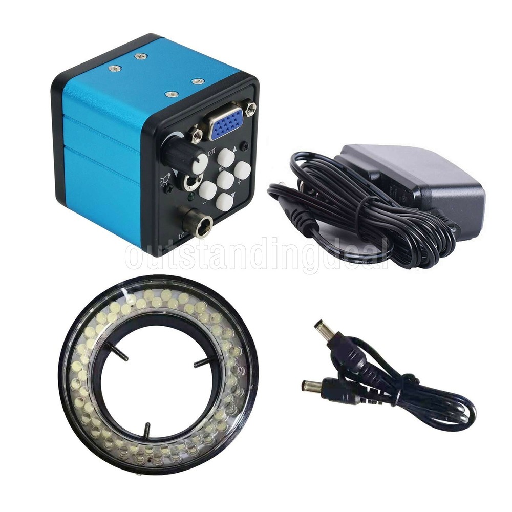 VGA231T VGA 2MP Industrial Camera Microscope Camera W/ LED Light For Maintenance