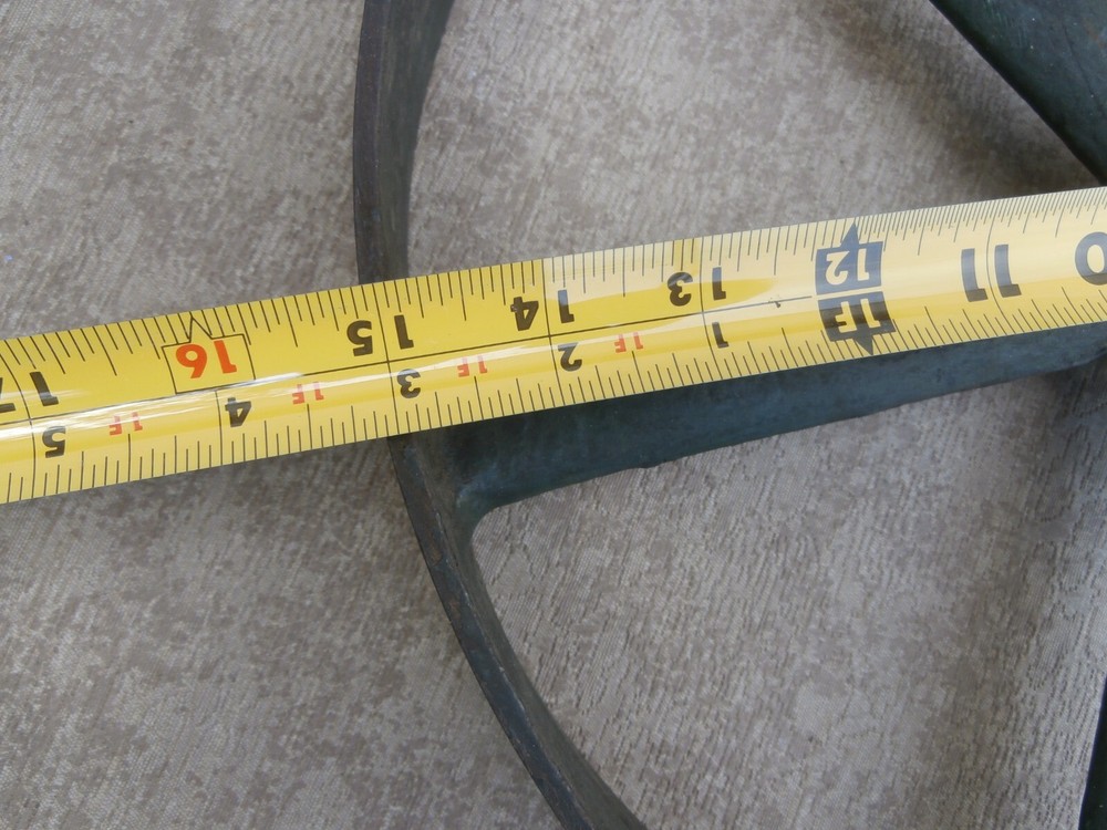 Vintage 15" Iron Pulley Wheel