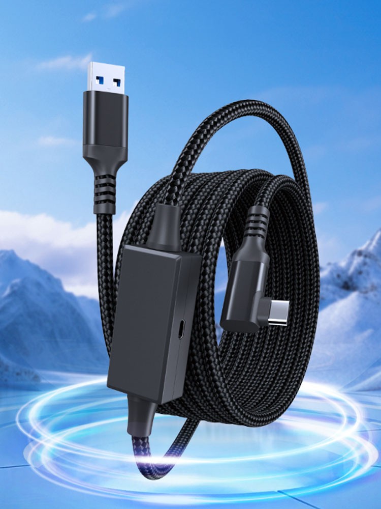 Oculus Link Cable with Charging [16ft] for Meta Quest 3 Quest 2/Pro, Pico 4dE