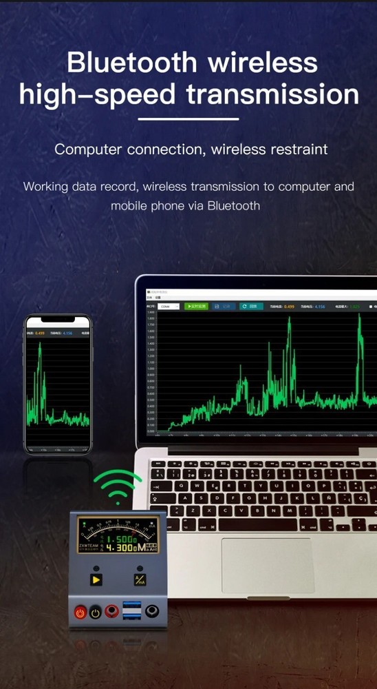 Current Analyzer For Phone Repair Current Recording Data Acquisition Tester