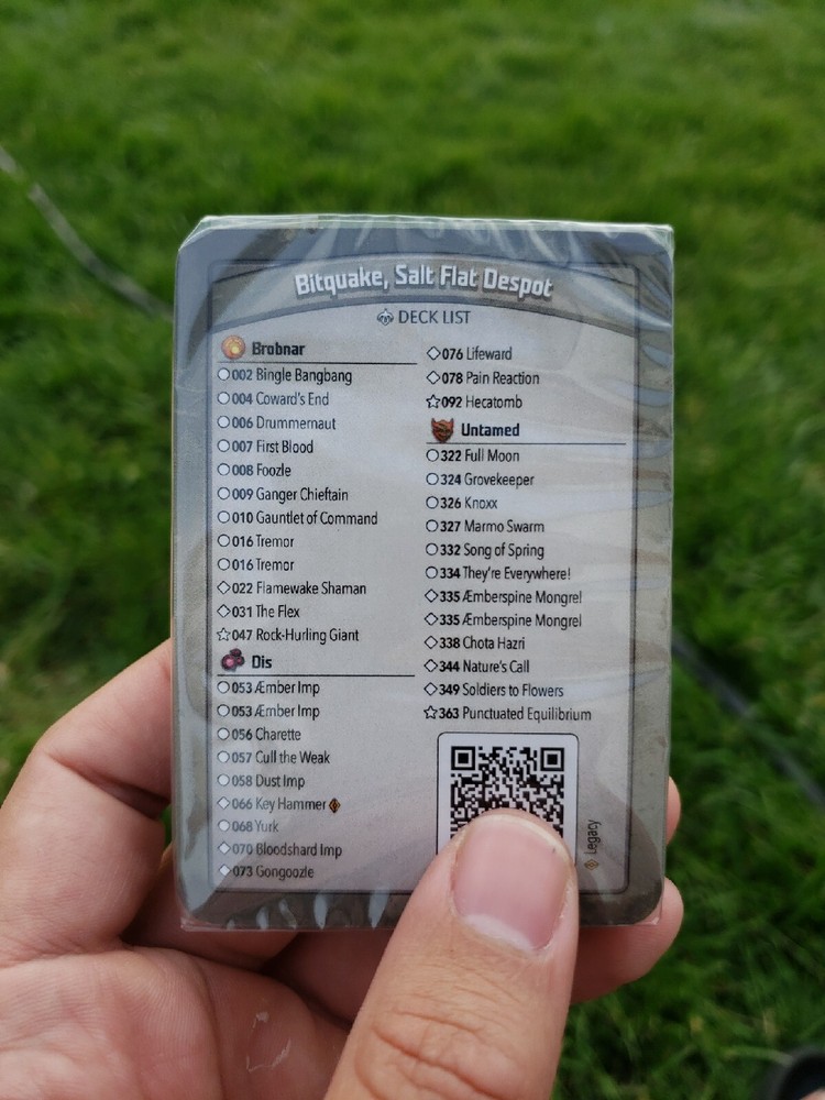 Keyforge Deck 28SAS Untamed