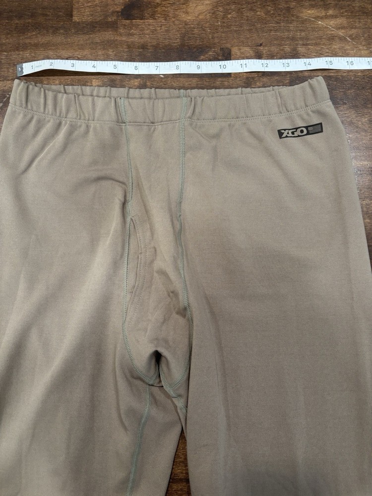 XGO Men’s Size Large Acclimate Dry Base Layer Pants Bottoms Polyester Spandex