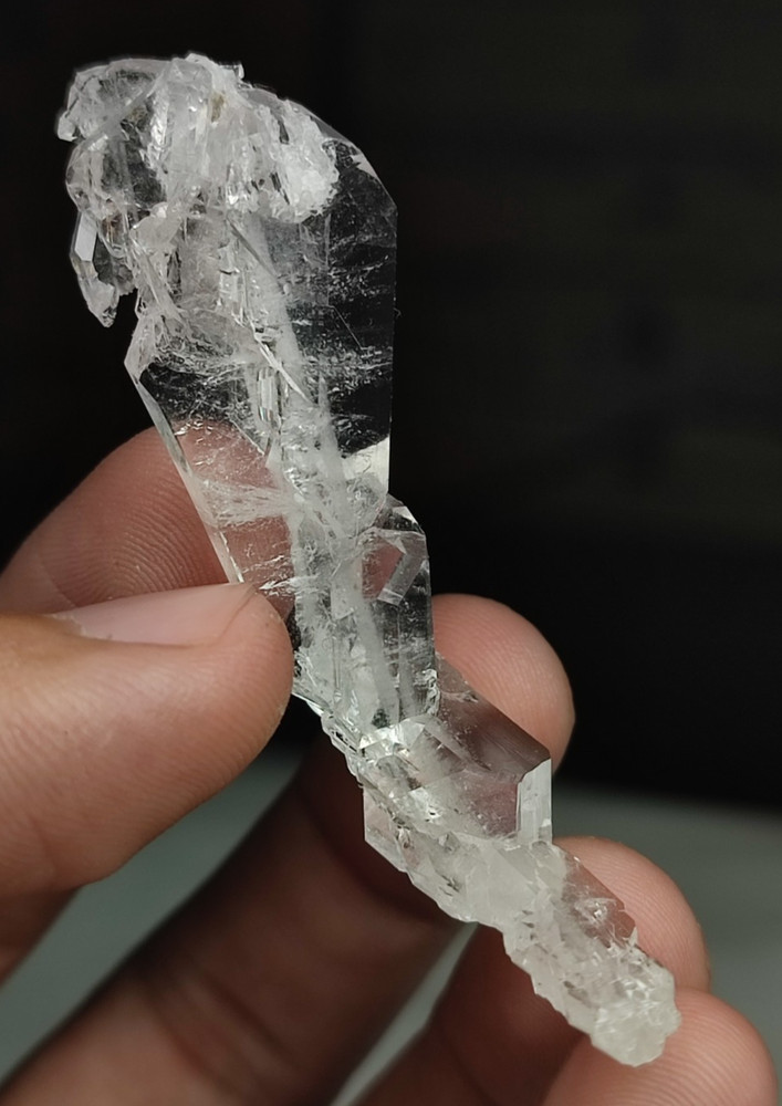 Faden Quartz Crystal With Beautiful Luster & Unique Growth-Pk