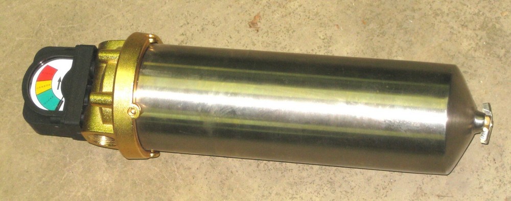 New MEMTEC FILTERITE MODEL Stainless Brass Coalescing Compressed air Filter unit