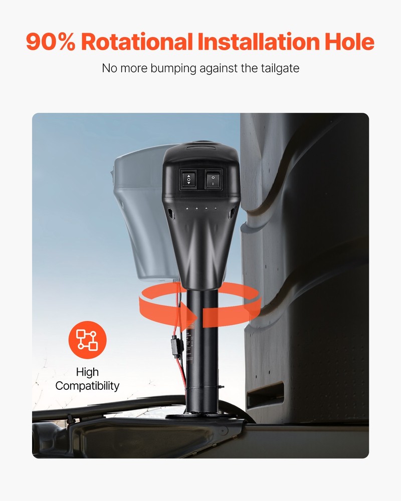 VEVOR Electric Trailer Jack 5000 lbs Power Tongue Jack for RV Trailer Camper