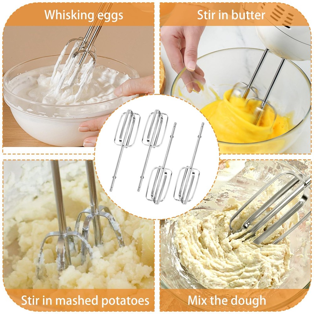 Hand Mixer Beaters Attachments for Hamilton Beach Beaters