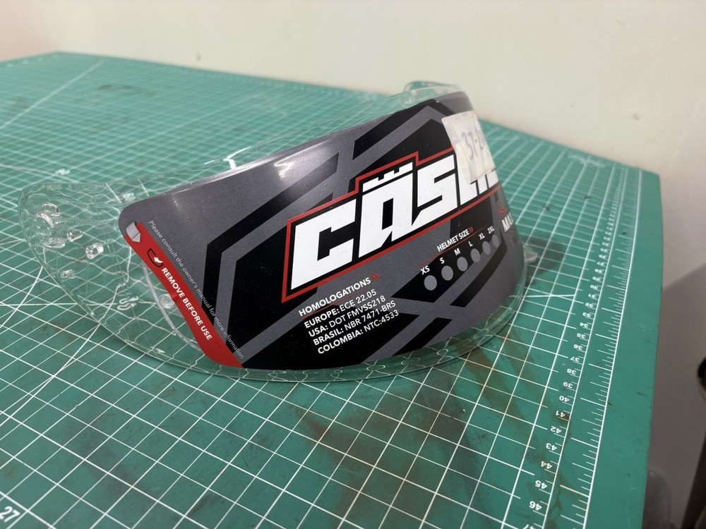 Castle 37-201 Replacement Pinlock Shield for Mugello Solid Helmets