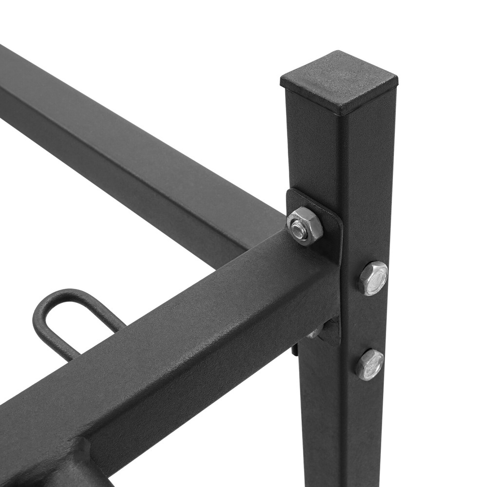 Folding Table Cart for 10 Tables, Adjustable with 4 Easy-Move Wheels
