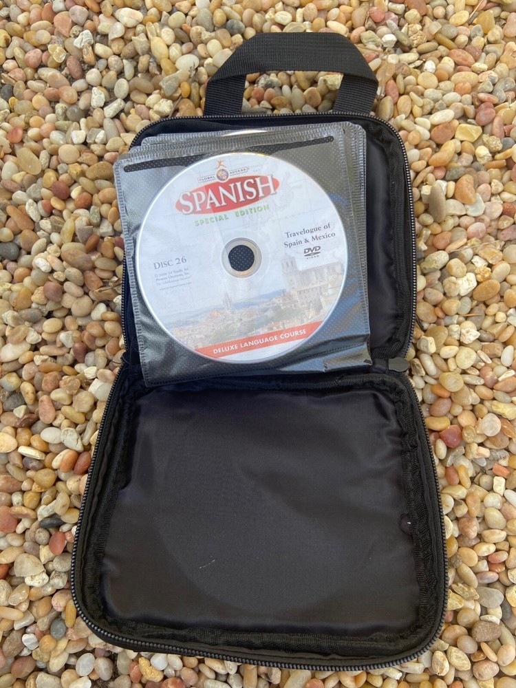 NEW Spanish 20 CD 3 Level Audio Program + Case + Flashcards from Penton Overseas