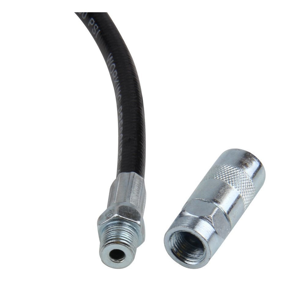 12" Replacement Flexible Grease Gun Hose 4500 PSI