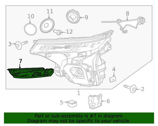 Genuine GM Lamp Bracket 42790594