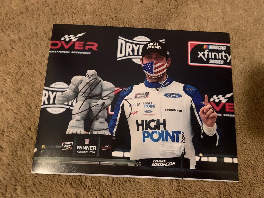 Chase Briscoe NASCAR Signed 8 X 10 Photo Autographed
