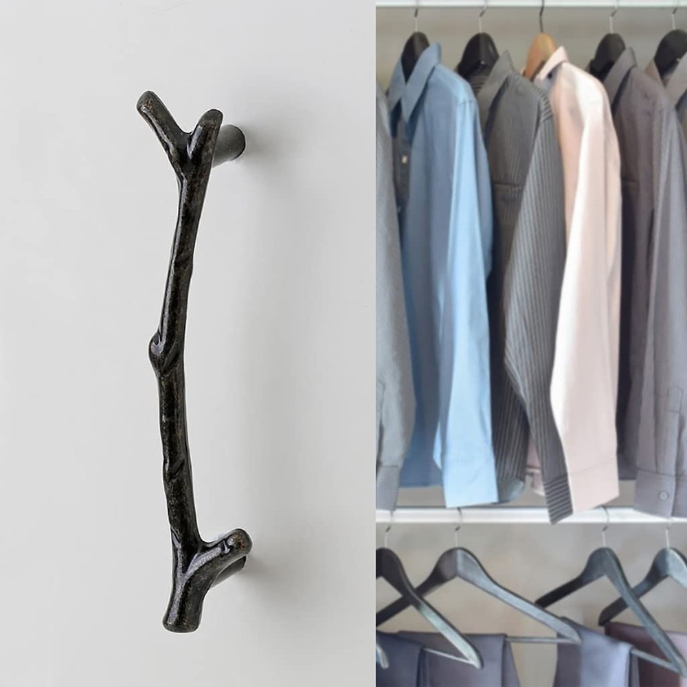 10pcs Vintage Tree Twig Branch Cabinet Knobs Pulls,Zinc Alloy Drawer Pull Han...